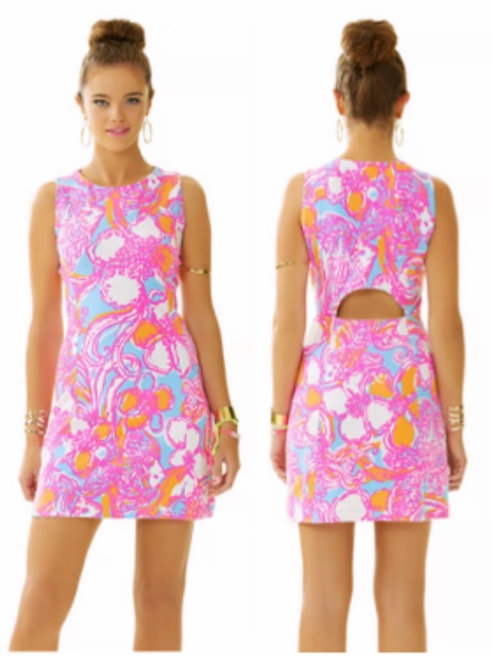 Lilly Pulitzer Whiting Cut Out Shift Dress